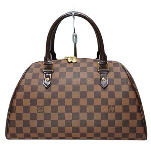 Louis Vuitton Rivera Damier Ebene Shoulder Bag Brown